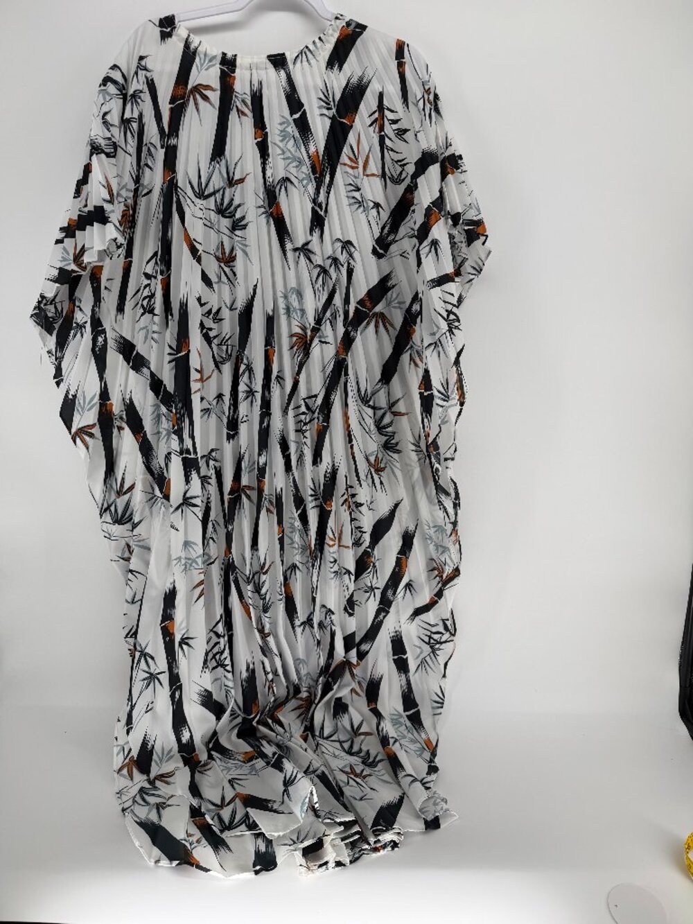 MUUMUU Sand Pebble Hawaii Bamboo Sarong Vintage Beach Coverup Caftan One Size